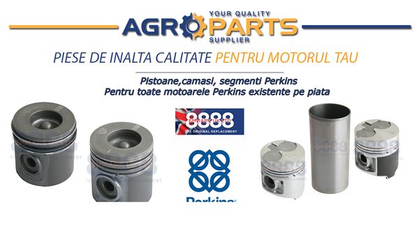 Pistoane, cămăși și segmenți Perkins